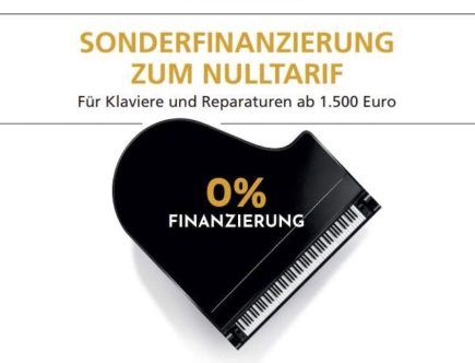 Grand piano 0% financing